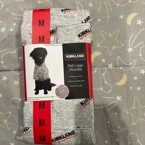 Kirkland Signature Logo Pet Hoodie for Dog / Cat - GRAY - M